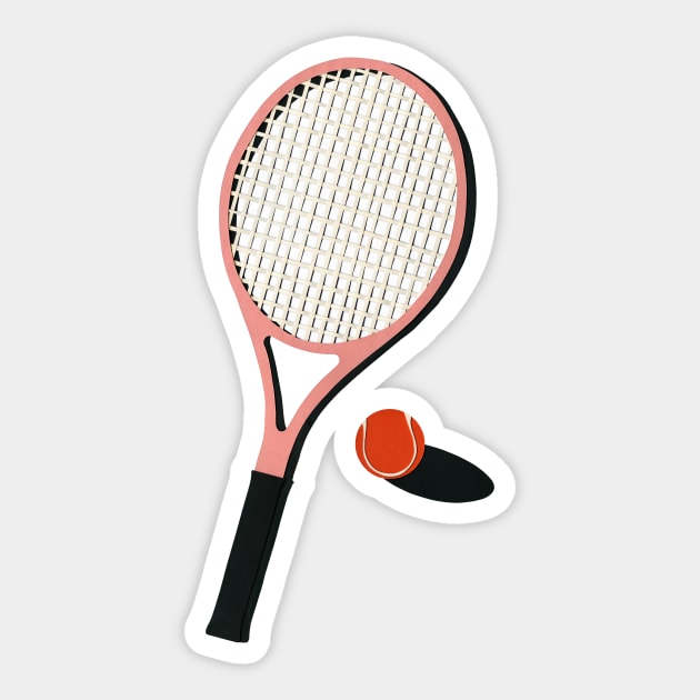 Malibu Tennis Club Sticker by Rosi Feist